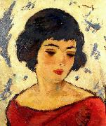 Nicolae Tonitza Cap de fetita, ulei pe carton, oil on canvas
